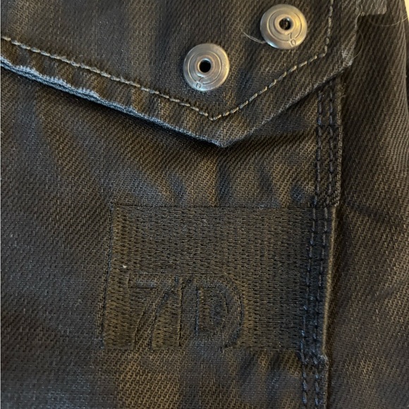 7 Diamonds Men’s Black Odyssey Straight Leg Jeans Classic Fit size 31x30 - Picture 6 of 12